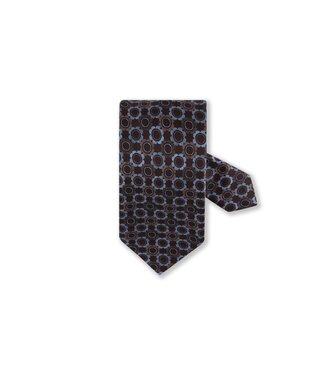 Stenstroms Stenstroms, Das, Zijde, Bruin, Beige, Blauw Patroon