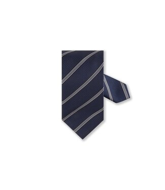 Stenstroms Stenstroms, Zijden Das, Donkerblauw Diagonale Streep