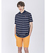 Paul & Shark Polo, Gemercericeerd Katoen, Dubbele Streep Blauw Wit