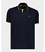 Paul & Shark Polo Korte Mouw, Donkerblauw met Gele Accenten
