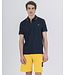 Paul & Shark Polo Korte Mouw, Donkerblauw met Gele Accenten