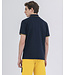 Paul & Shark Polo Korte Mouw, Donkerblauw met Gele Accenten