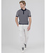 Paul & Shark Polo, Fresco Katoen, Korte Mouw, Blauw Wit, Gestreept