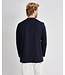 Paul & Shark T-shirt, Lange Mouw, Donkerblauw met Reflective Logo op Borst