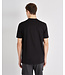Paul & Shark T-shirt, Korte Mouw, Zwart met Zilver Reflective Logo op Borst