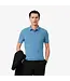 Lacoste Smart Paris, Heren Polo van Stretch Katoen Piqué, Regular Fit, IJsblauw