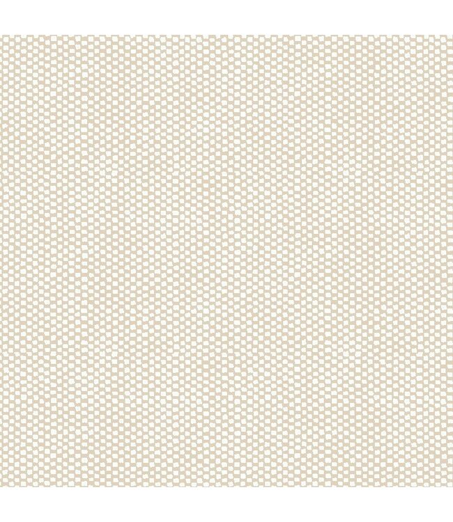 Desoto Jersey Overhemd/Shirt, Korte Mouw, Kent Kraag,  Beige Gemêleerd