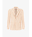Distretto 12 Colbert, Jersey, Beige Off White Gestreept