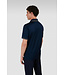 Paul & Shark Polo, Korte Mouw, Pique Katoen, Donkerblauw met Goudkleurige Accenten