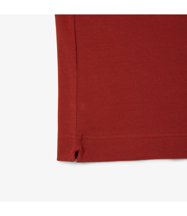 Lacoste Smart Paris, Heren Polo van Stretch Katoen Piqué, Regular Fit, Marron