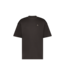 Aeden T-Shirt, Katoen, Oversized, Korte Mouw, Rugprint, Donkerbruin