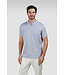 Paul & Shark Polo met Rits-Sluiting, Korte Mouw, Tone-on-Tone Dubbel Pique Katoen, Lichtgrijs