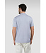 Paul & Shark Polo met Rits-Sluiting, Korte Mouw, Tone-on-Tone Dubbel Pique Katoen, Lichtgrijs