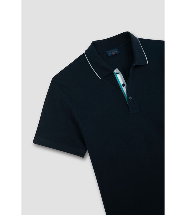 Paul & Shark Polo, Korte Mouw, X-Soft Piqué Katoen, Donkerblauw