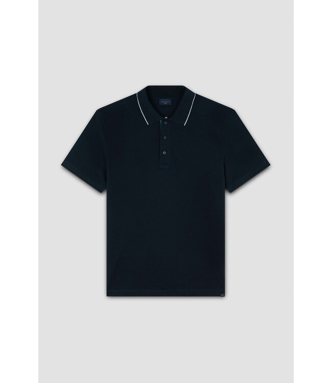 Paul & Shark Polo, Korte Mouw, X-Soft Piqué Katoen, Donkerblauw