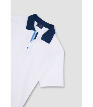 Paul & Shark Paul & Shark, Polo, Korte Mouw, X-Soft Piqué Katoen, Wit