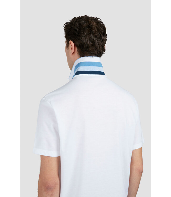 Paul & Shark Polo, Korte Mouw, X-Soft Piqué Katoen, Wit