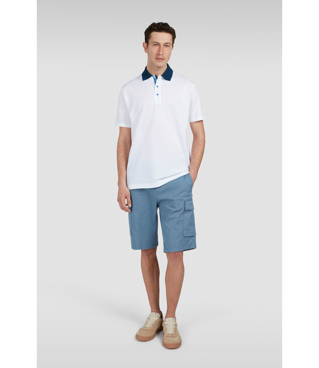 Paul & Shark Polo, Korte Mouw, X-Soft Piqué Katoen, Wit