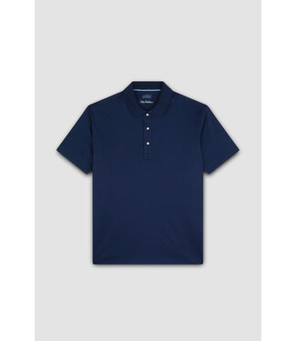 Paul & Shark Paul & Shark, Polo, Korte Mouw, Perlé Jersey Katoen, Donkerblauw