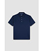 Paul & Shark Polo, Korte Mouw, Perlé Jersey Katoen, Donkerblauw