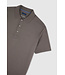 Paul & Shark Polo, Korte Mouw, Perlé Jersey Katoen, Taupe