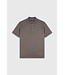 Paul & Shark Polo, Korte Mouw, Perlé Jersey Katoen, Taupe