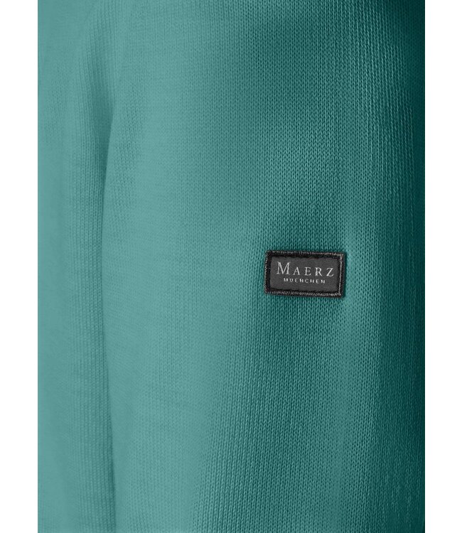 Maerz Munchen Trui, Ronde Hals, Merino Wol, Superwash, Teal Groen