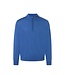 Maerz Munchen Half-Zip Trui,  Merino Wol,  Saffier Blauw