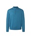 Maerz Munchen Half-Zip Trui,  Merino Wol, Helderblauw