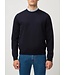 Maerz Munchen Trui, Ronde Hals, Merino Wol, Donkerblauw