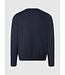 Maerz Munchen Trui, Ronde Hals, Merino Wol, Donkerblauw