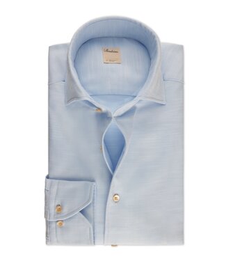 Stenstroms Stenstroms, Overhemd, Twill Katoen, Lange Mouw, Schiller Kraag, Lichtblauw, Slimline