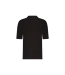 Aeden Polo, Gebreid, Korte Mouw, Donkerbruin Ganache