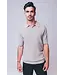 Aeden Polo, Gebreid, Korte Mouw, Taupe