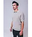 Aeden Polo, Gebreid, Korte Mouw, Taupe