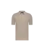 Aeden Polo, Gebreid, Korte Mouw, Taupe