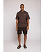 Aeden Bermuda, Shorts, Katoen, Badstof, Regular Fit, Donkerbruin