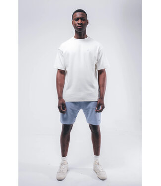 Aeden Aeden, Bermuda, Shorts, Katoen, Badstof, Regular Fit, Korenblauw