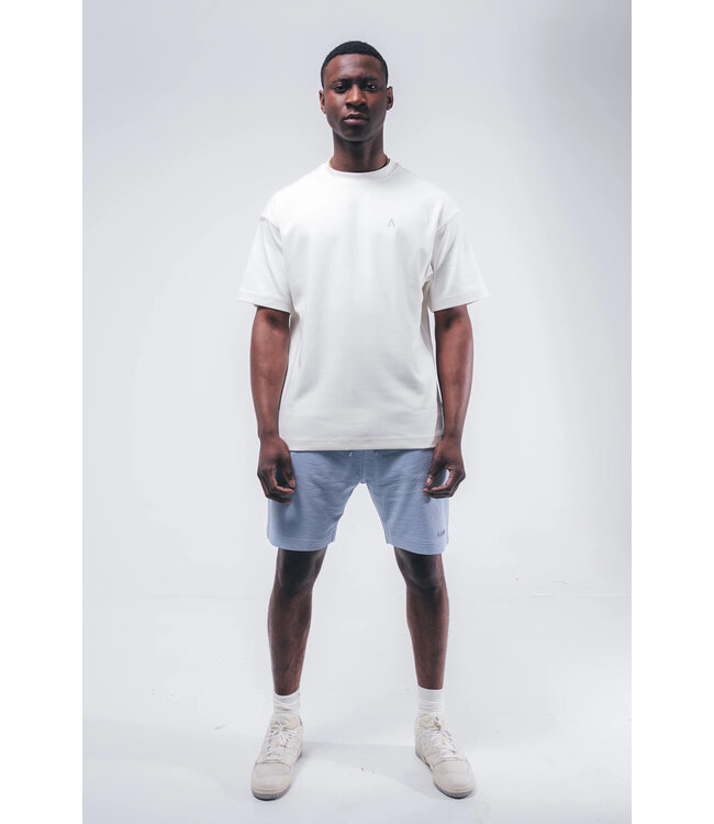 Aeden Bermuda, Shorts, Katoen, Badstof, Regular Fit, Korenblauw