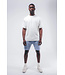 Aeden Bermuda, Shorts, Katoen, Badstof, Regular Fit, Korenblauw