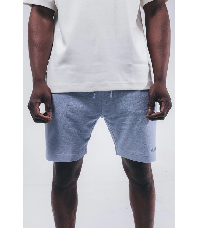 Aeden Bermuda, Shorts, Katoen, Badstof, Regular Fit, Korenblauw