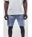 Aeden Bermuda, Shorts, Katoen, Badstof, Regular Fit, Korenblauw