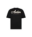 Aeden T-Shirt, Katoen, Loose Fit, Korte Mouw, Rugprint, Zwart