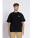Aeden T-Shirt, Katoen, Loose Fit, Korte Mouw, Rugprint, Zwart