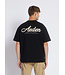 Aeden T-Shirt, Katoen, Loose Fit, Korte Mouw, Rugprint, Zwart