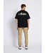 Aeden T-Shirt, Katoen, Loose Fit, Korte Mouw, Rugprint, Zwart