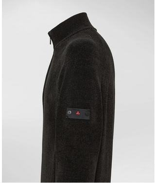 Peuterey Peuterey, Trui, Half Zip, Chenille, Donkerblauw