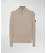 Peuterey Trui, Half Zip, Chenille, Beige