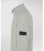 Peuterey Trui, Half-Zip, Mouline, Grijs Gemeleerd