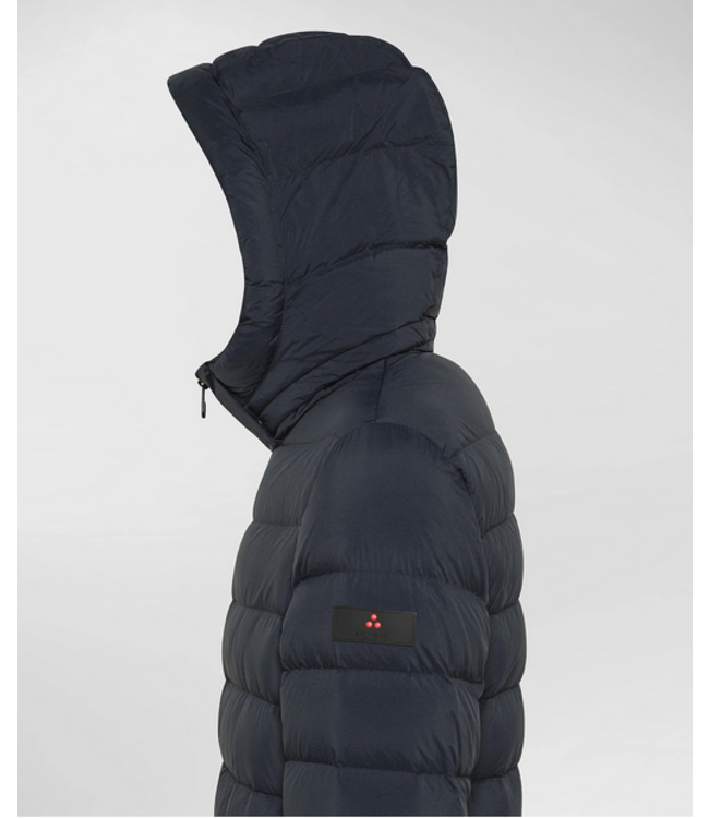 Peuterey Peuterey, Winter Jas, Kort Model, Lightweight Down, Grafiet Donkerblauw